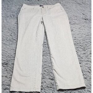 NYDJ Jeans Womens Size 2 Leopard‎ Snake Print Stretch Lift Tuck Cropped Straight